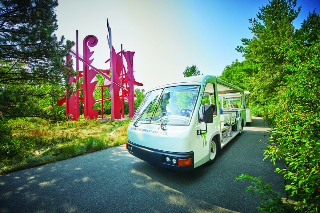 Tram Tour at Frederik Meijer Gardens Sculpture Park Closeup