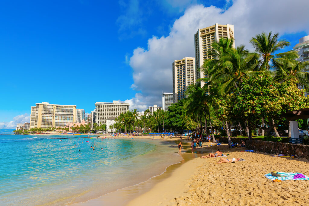 View Of Waikiki Beach, Honolulu, Hawaii